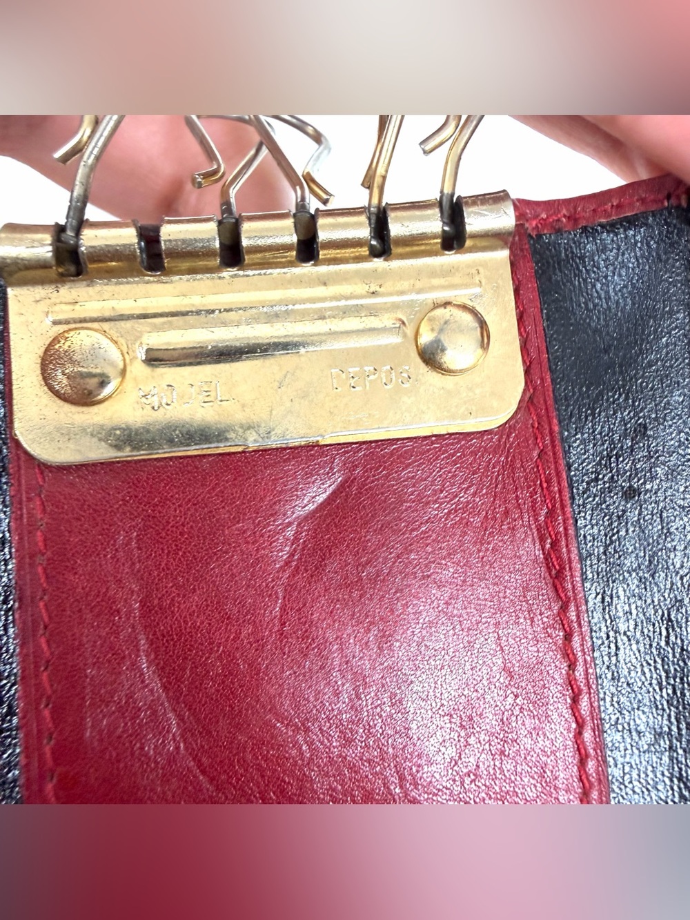 Authentic Ferragamo Red Leather Keychain Wallet - Picture 7 of 11